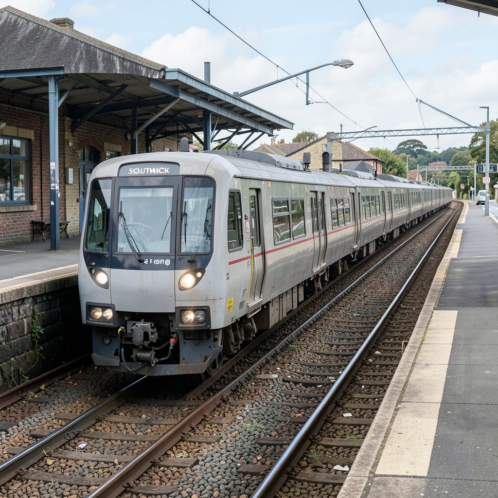 Person dies after being hit by train at Southwick Station